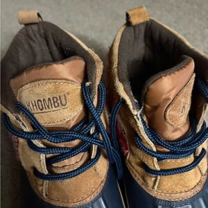 Khombu Brown and Blue Leather Footwear